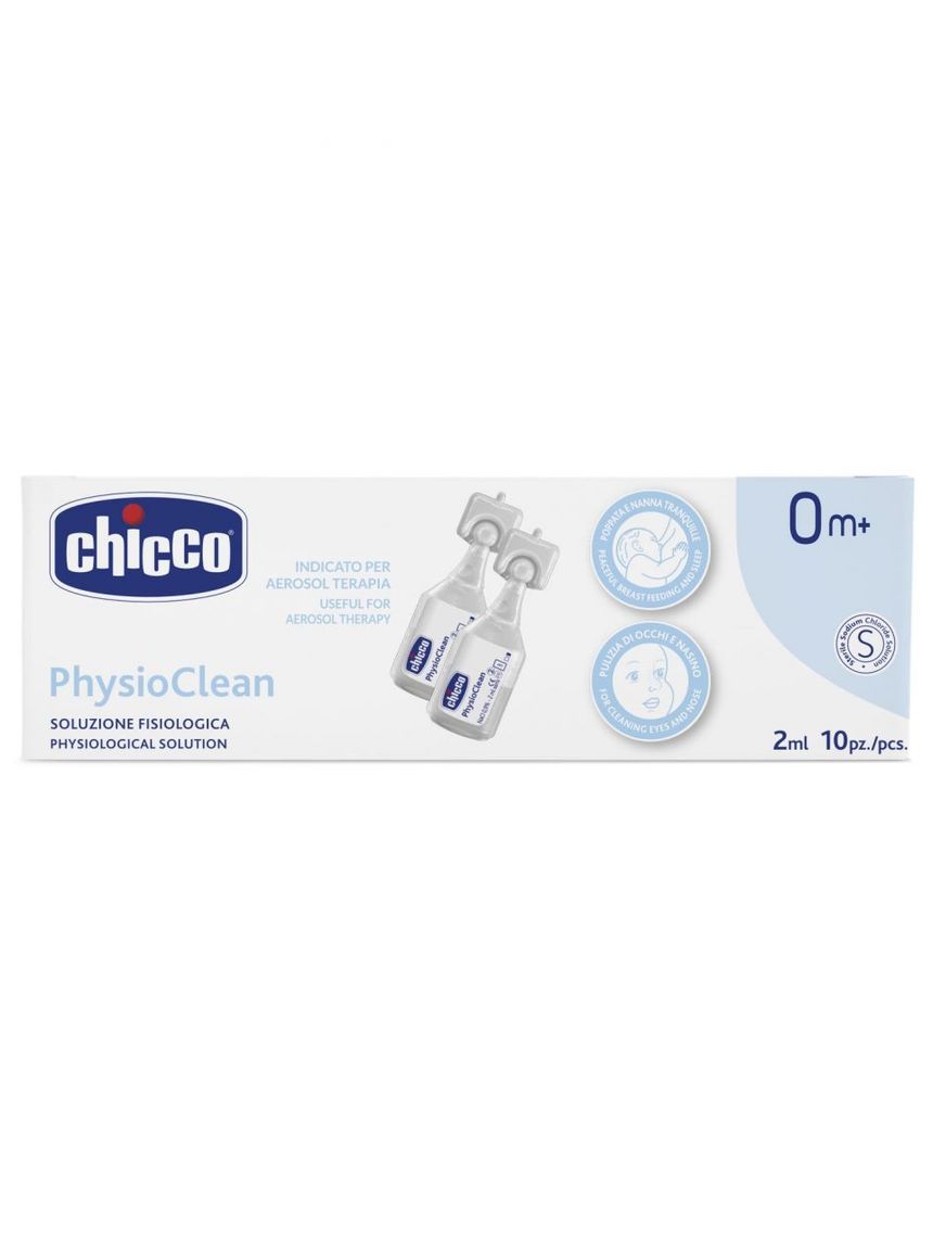 Soluzione fisiologica physioclean 2 ml 10 pz - chicco