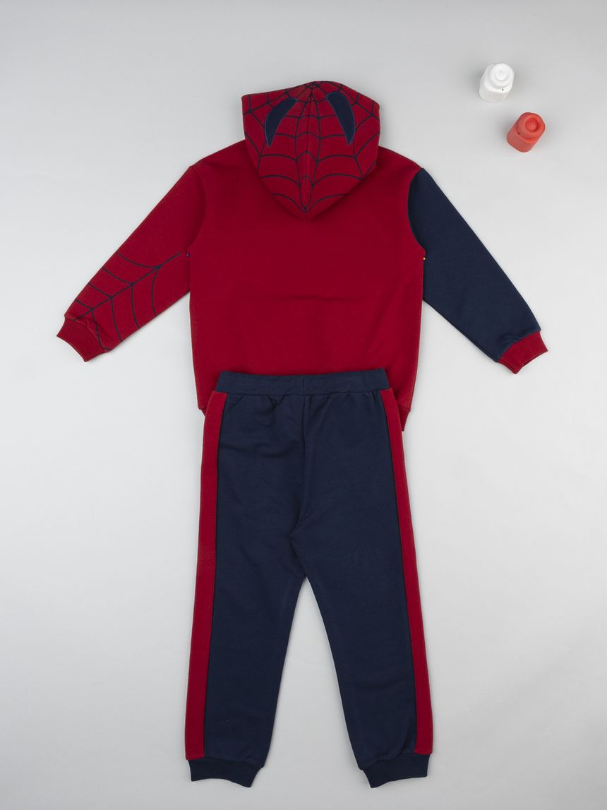 Marvel Spider-Man Set Di 3 Pantaloni Jogging Per Bambini – Blu, Nero E Grigio Con Stampe - 2