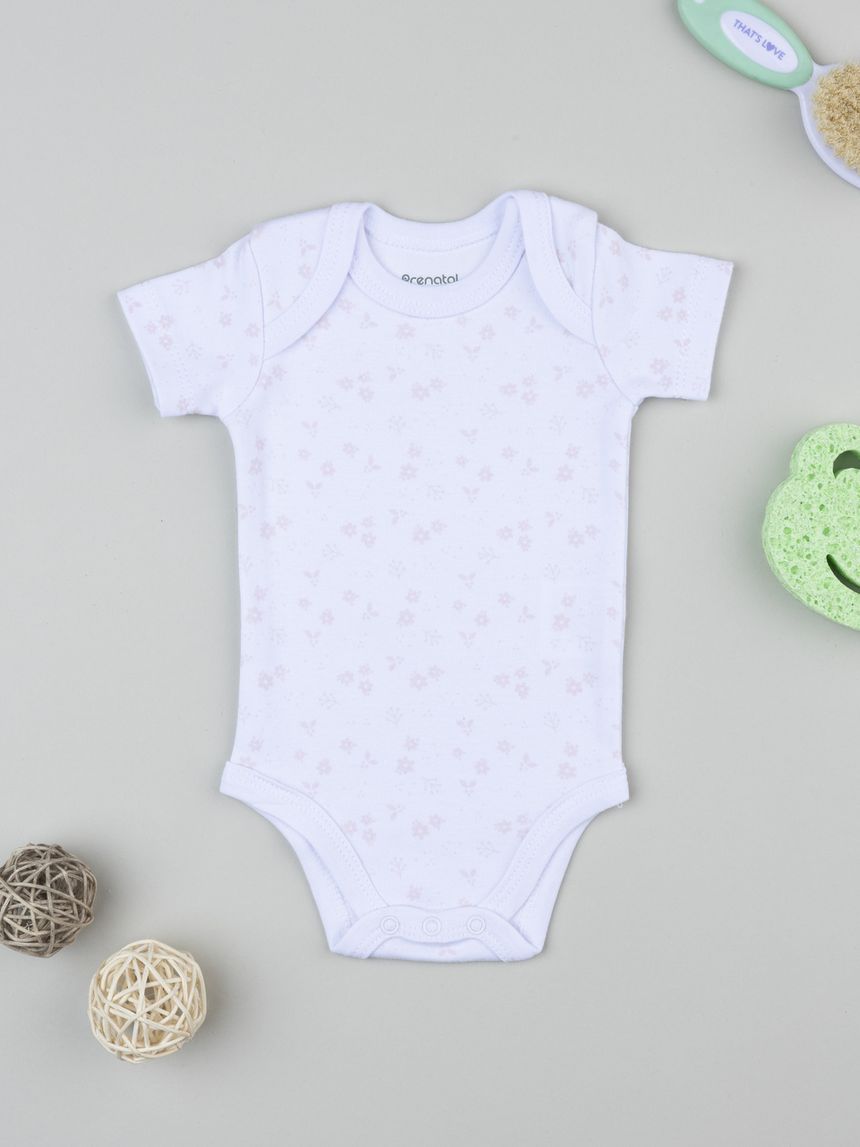 Body neonata fiorellini allover