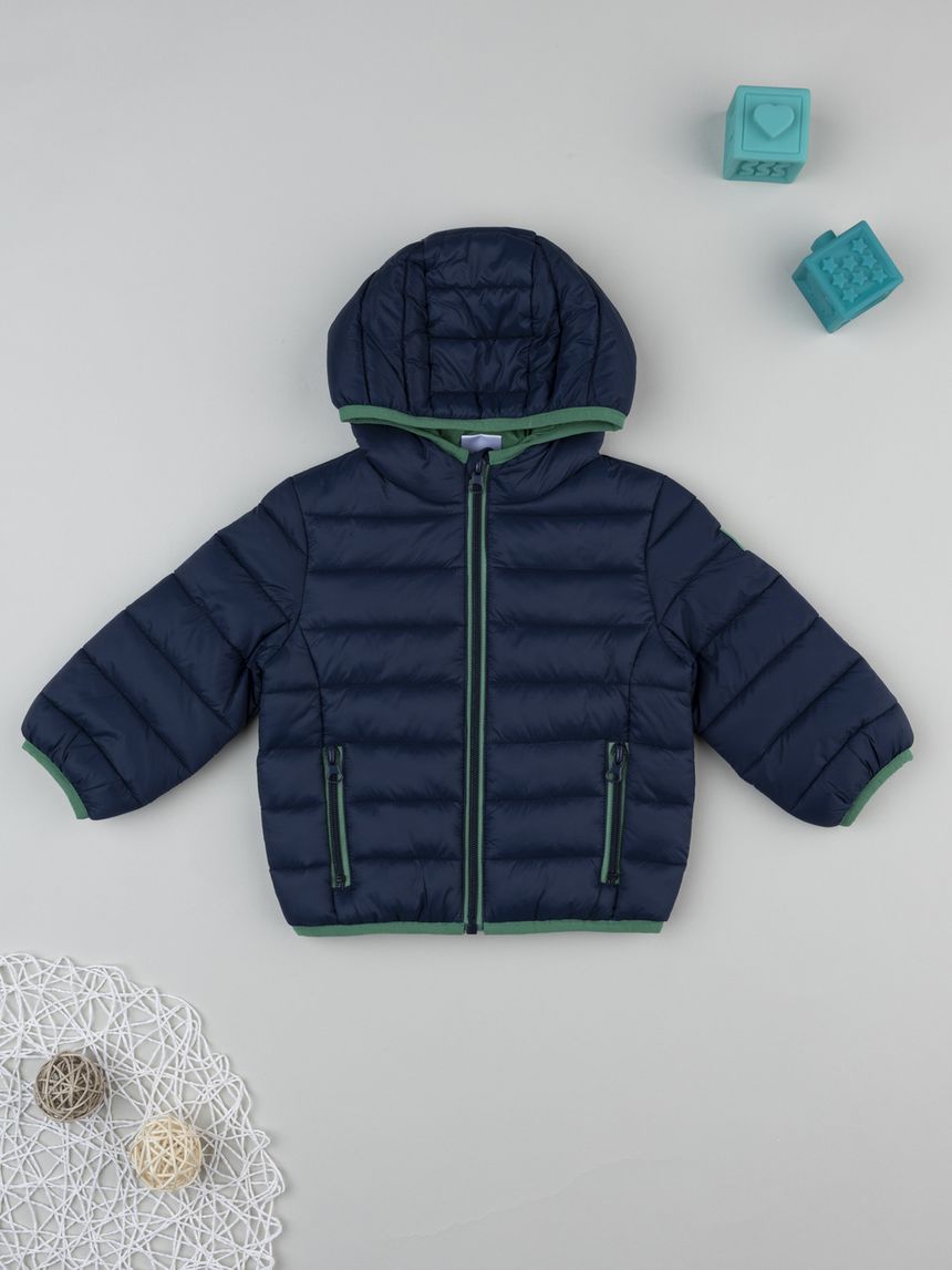 Giacca leggera bimbo blu