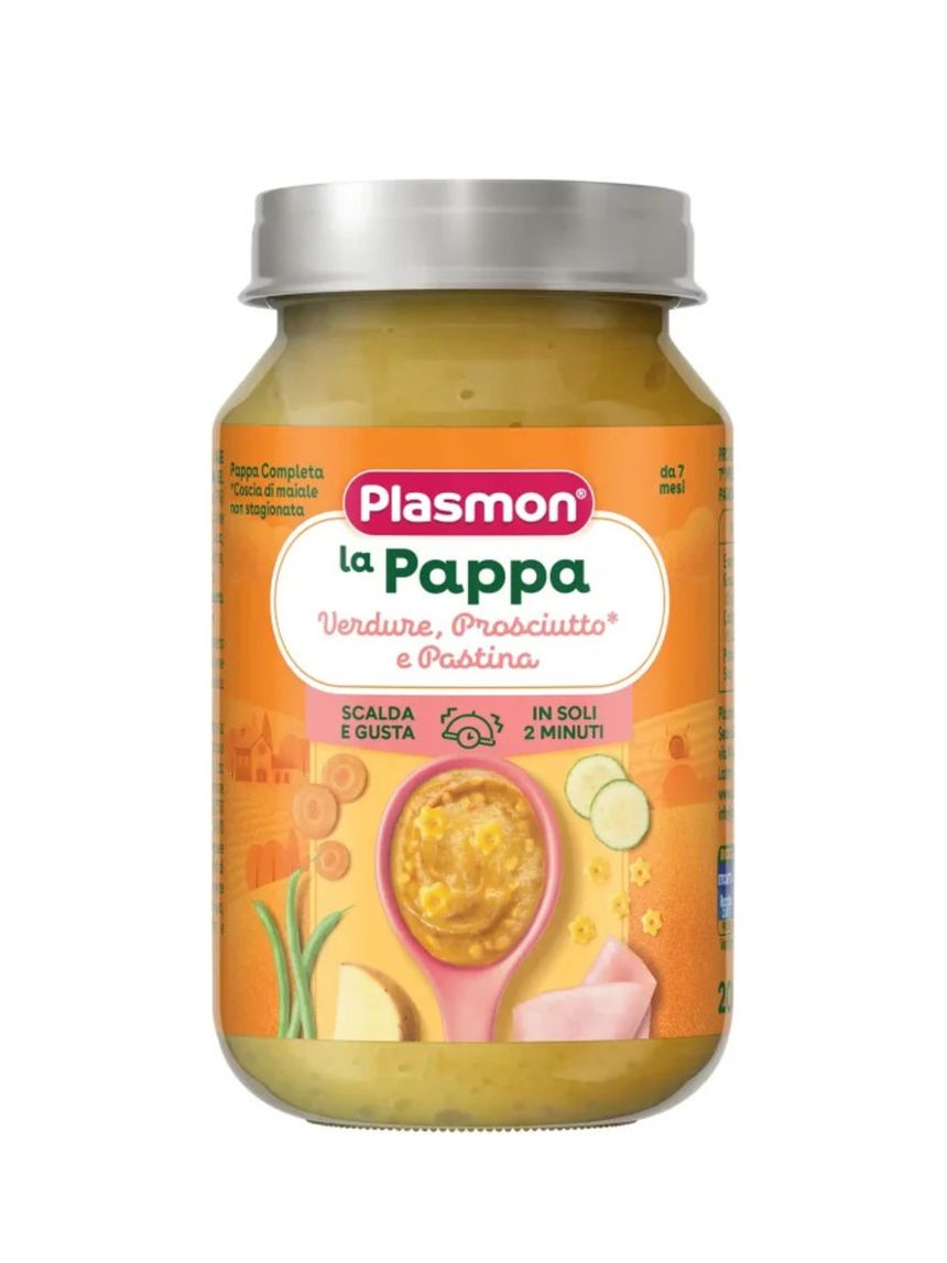 La pappa verdure prosciutto e pastina 200g - plasmon