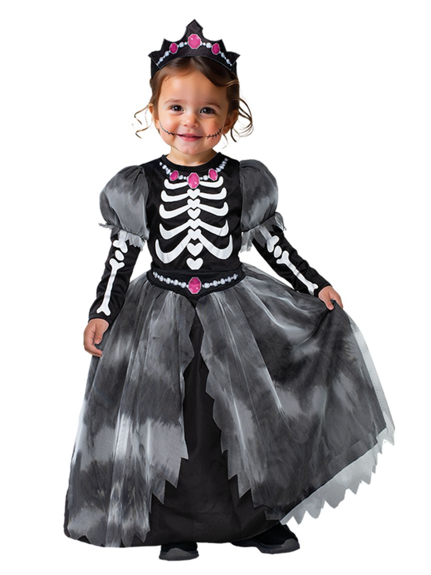 Costume principessa degli scheletri - 24m+ - carnaval queen