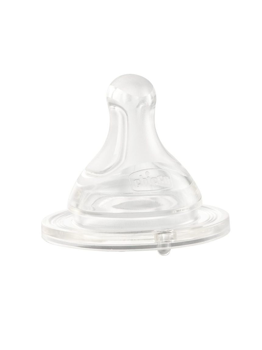 Tettarella physio - silicone 6m+ flusso pappa 2pz - chicco