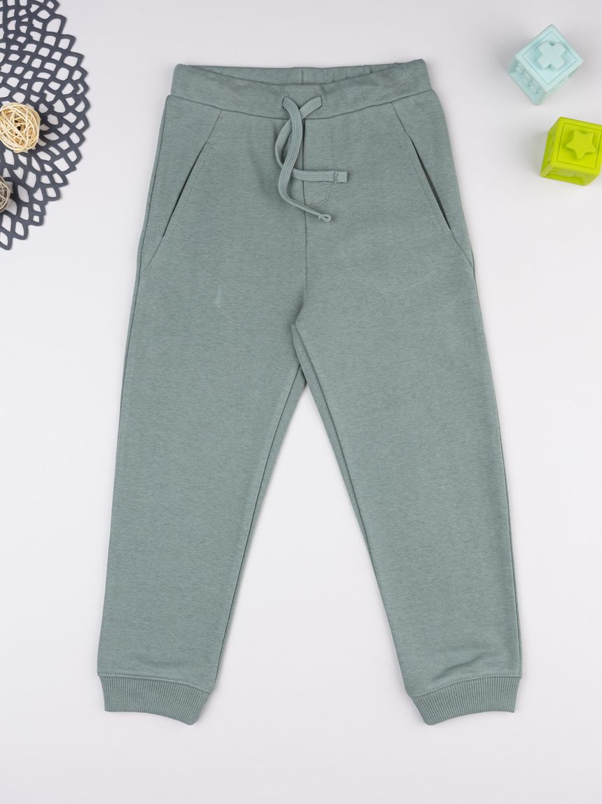 Pantalone lungo bambino verde