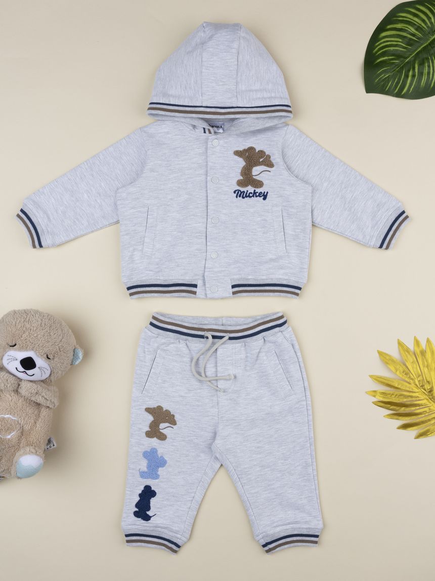 Completo bimbo mickey mouse felpato