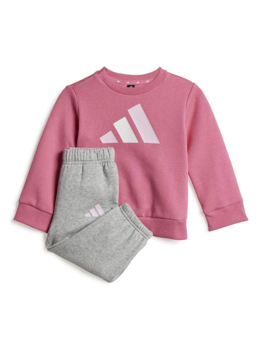 Jogger adidas bambina rosa/grigio