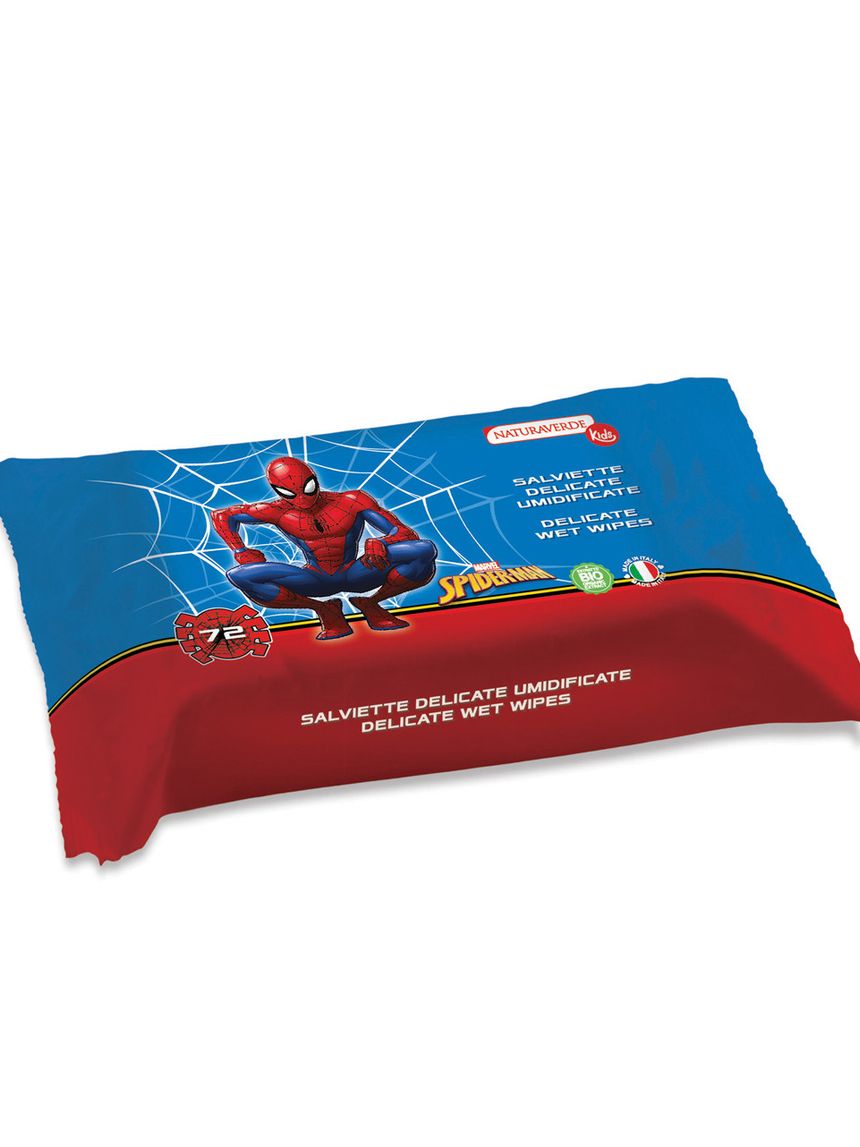 Salviette umidificate spiderman  72pz - naturaverde