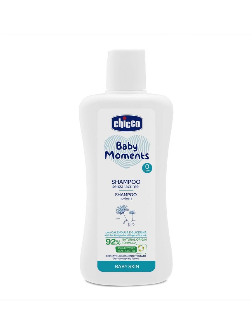 Shampoo senza lacrime chicco baby moments baby skin 200ml - chicco