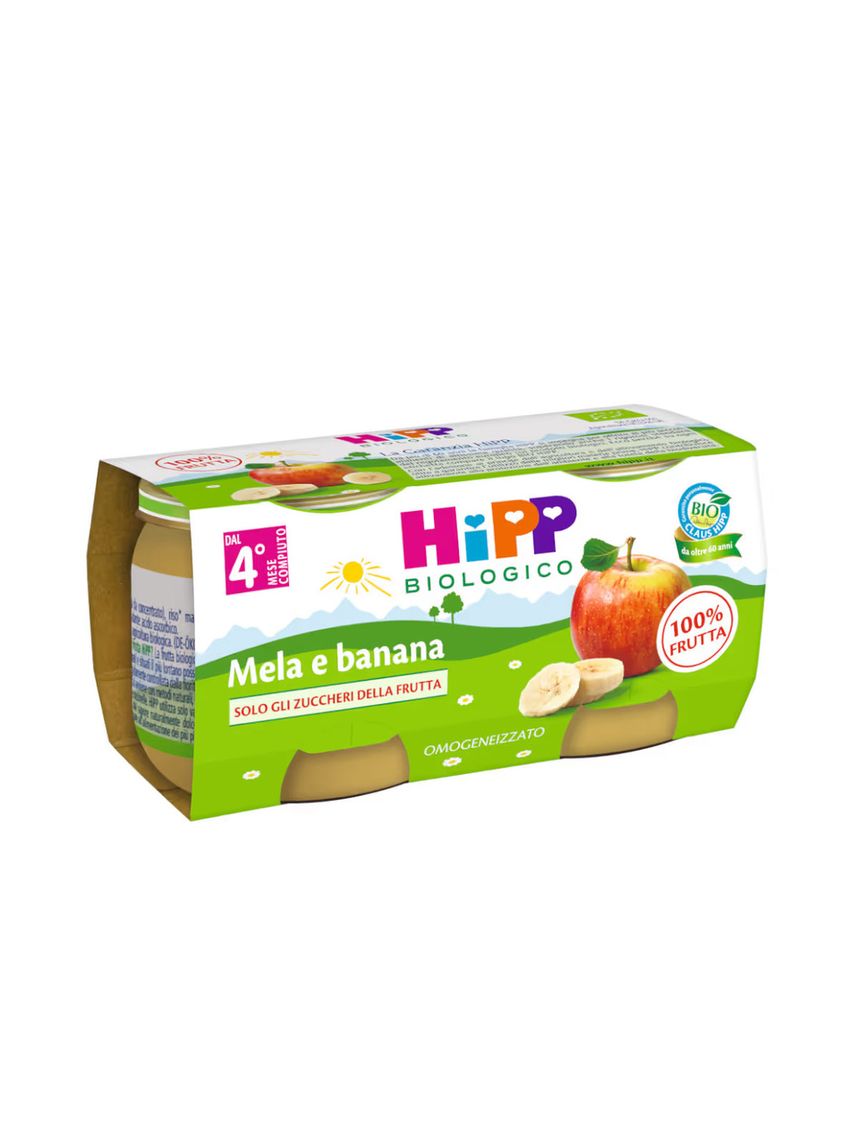 Omogeneizzato mela e banana 100% 2×80 g - hipp