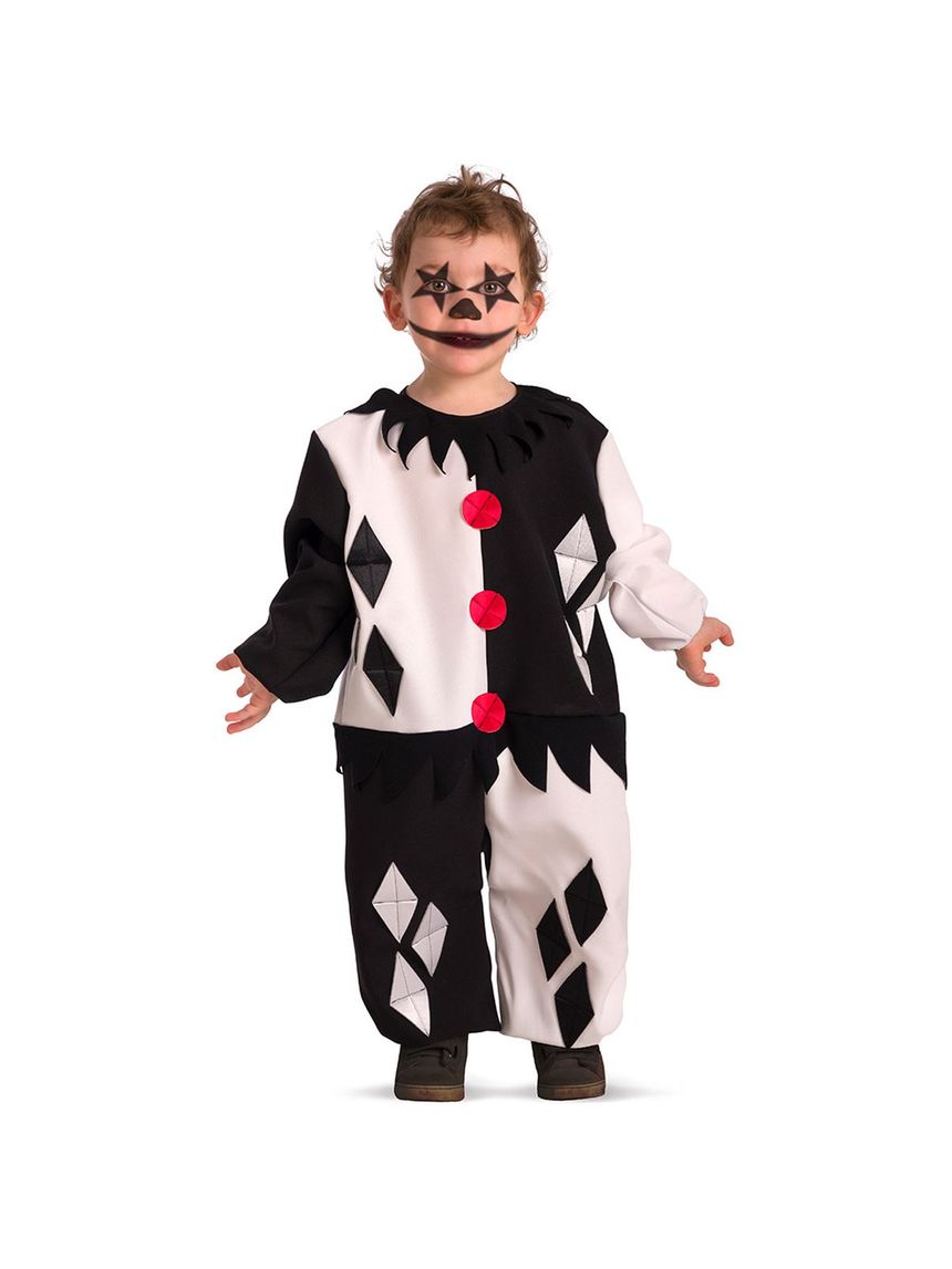 Costume horror baby clown halloween