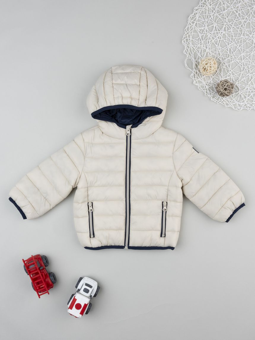 Giacca leggera bimbo beige