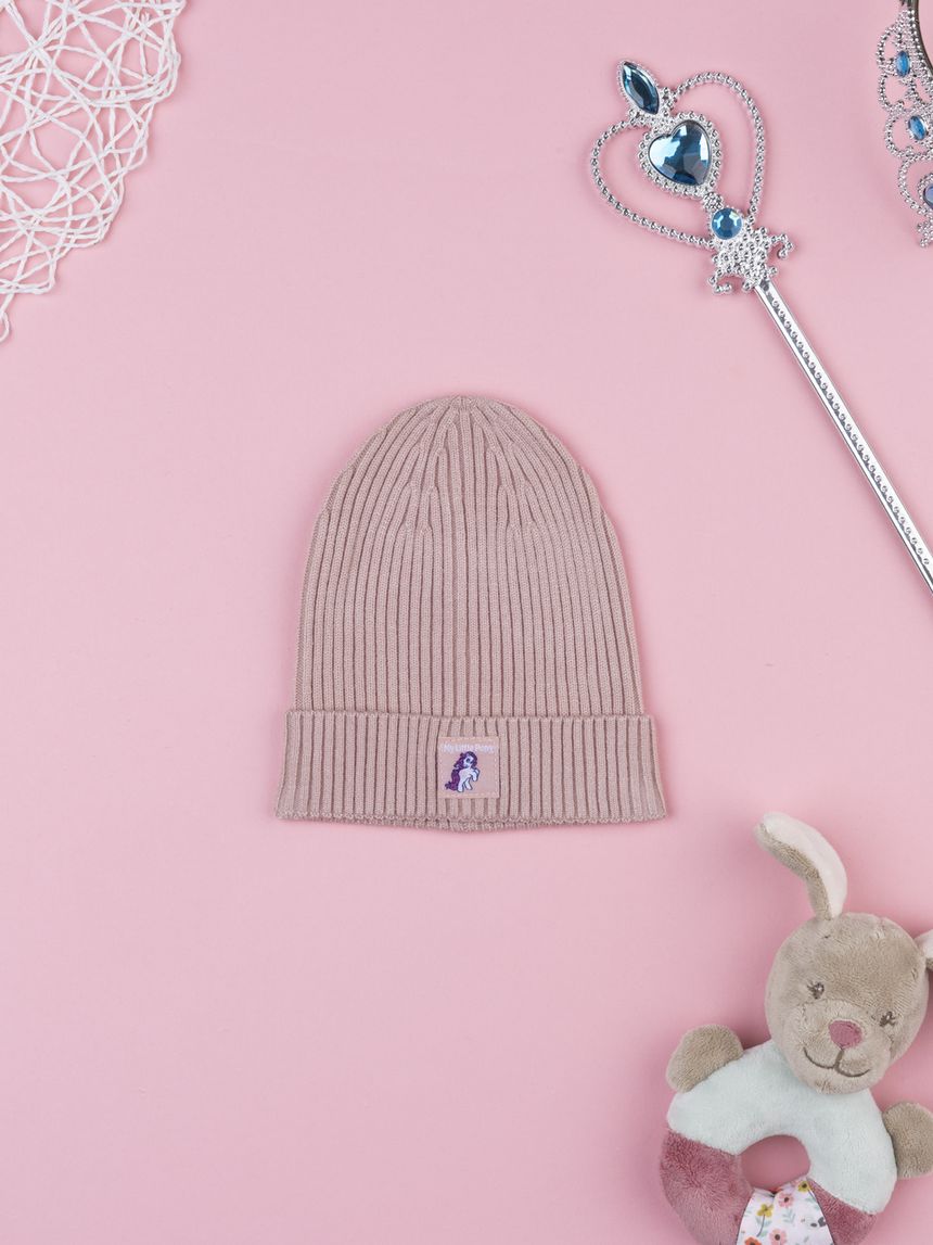 Berretto rosa bimba unicorno