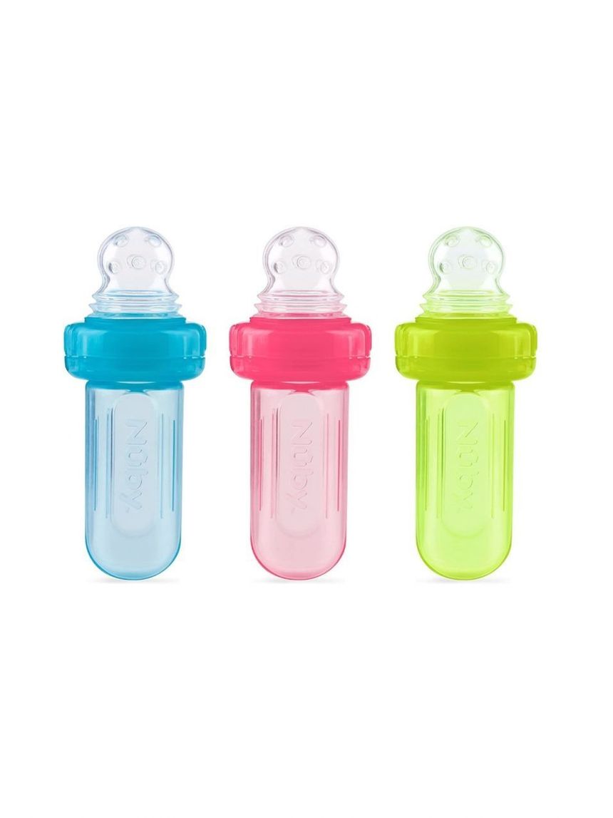 Mini squeeze feeder 40 ml con cappuccio igienico - colori assortiti - nuby