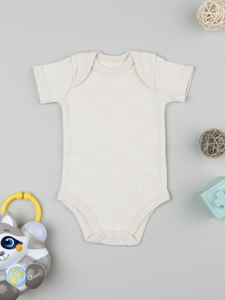 Body beige neonata fiorellini