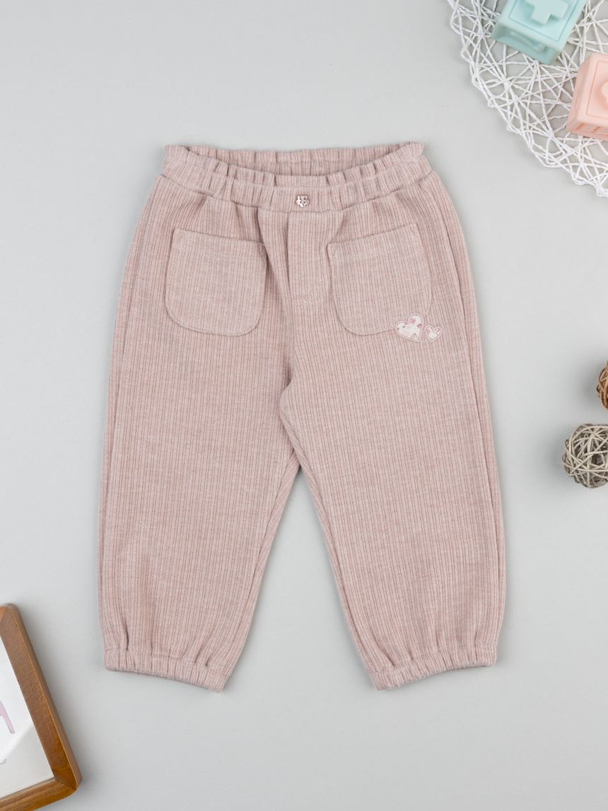 Pantalone bimba rosa