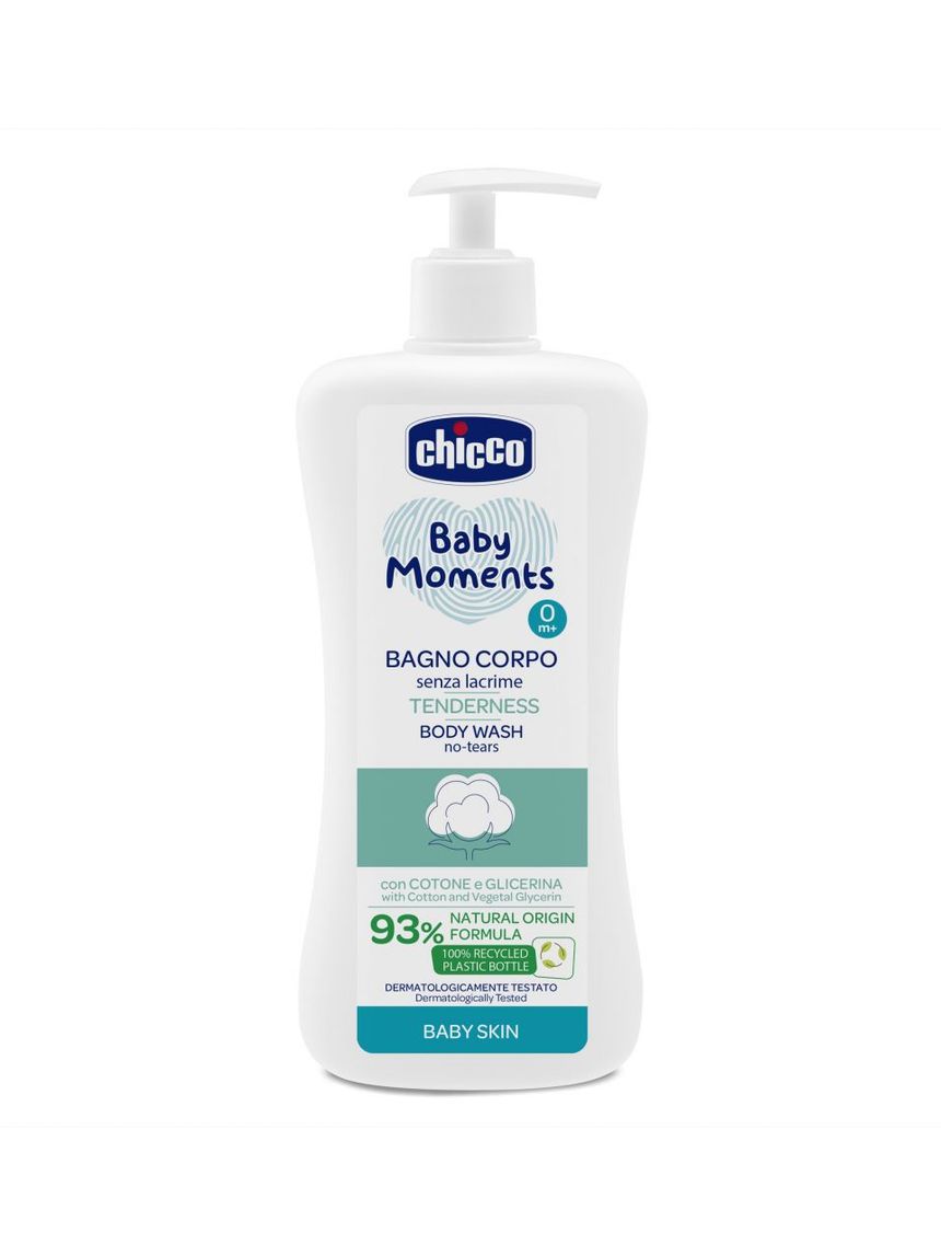 Bagno corpo tenerezza chicco baby moments baby skin 500ml - chicco