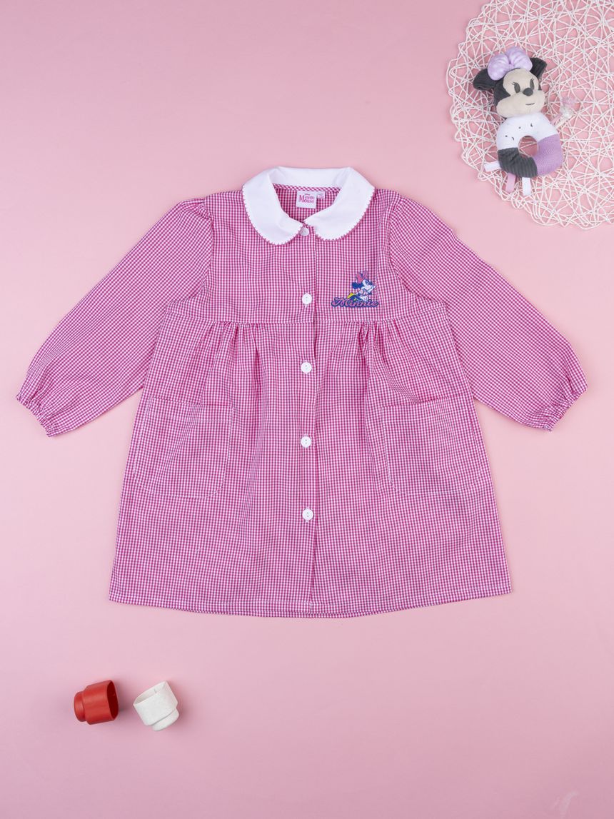 Grembiule rosa bambina disney minnie