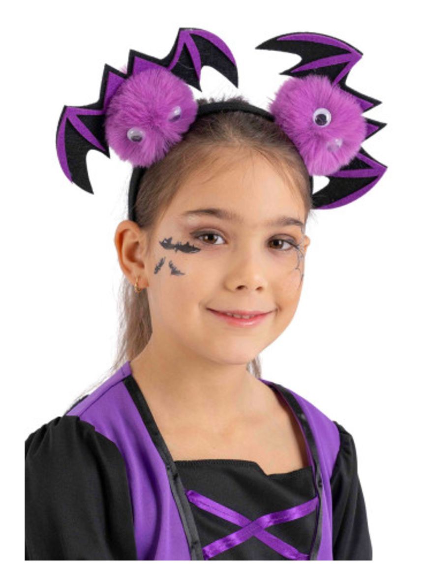 Cerchietto pipistrello peloso - carnival toys