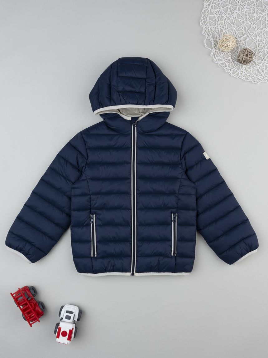 Giacca leggera bambino blu