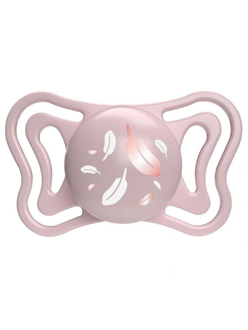 Succhietto physio light pink sil 6-16m 2 pezzi - chicco