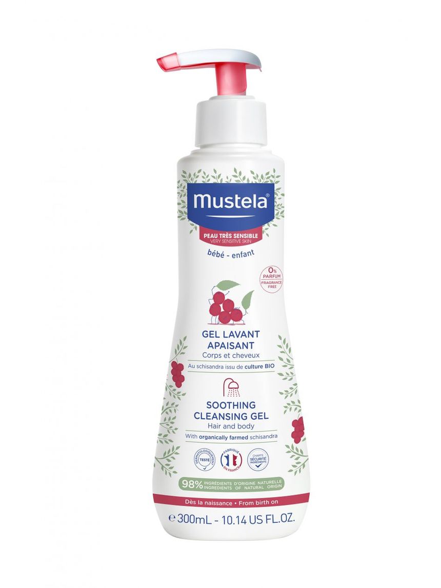 Gel detergente lenitivo 300ml - mustela
