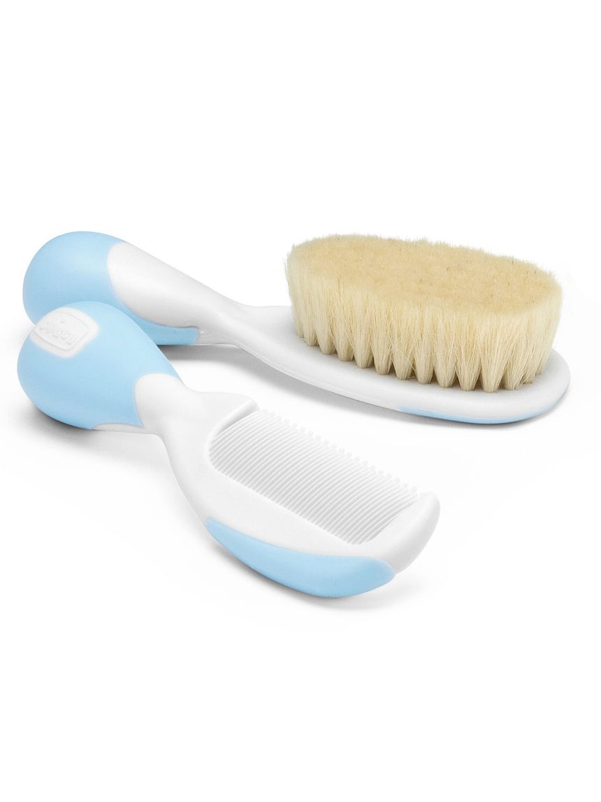 Set spazzola e pettine azzurro - chicco