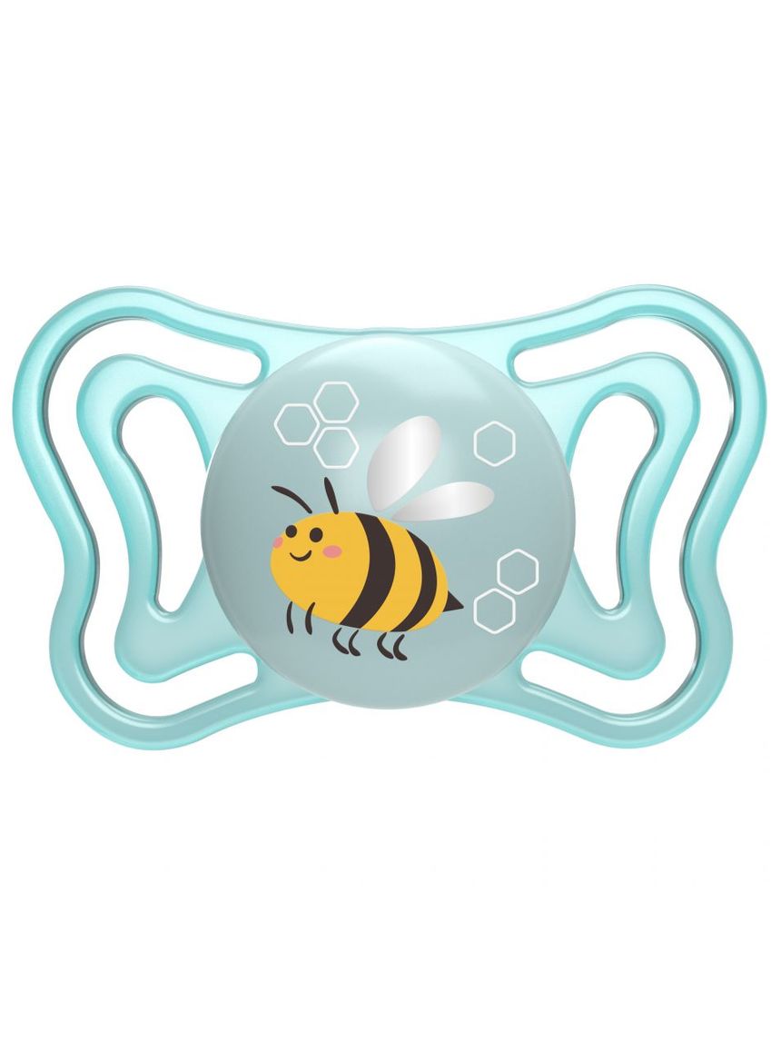 Succhietto physio light blue sil 2-6m 2 pezzi - chicco