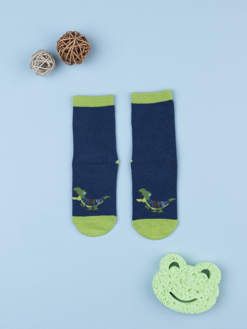 Calze antiscivolo bimbo dino