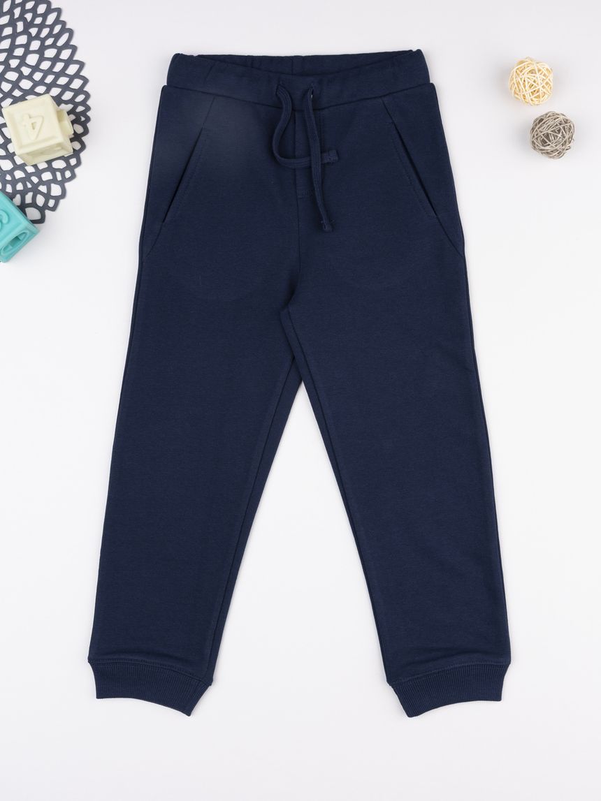 Pantalone lungo bambino blu scuro