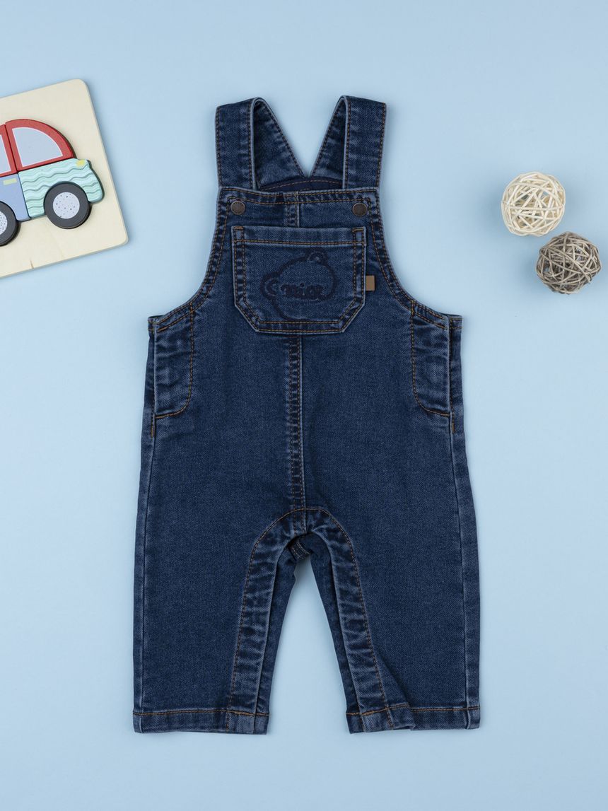 Salopette bimbo blu denim