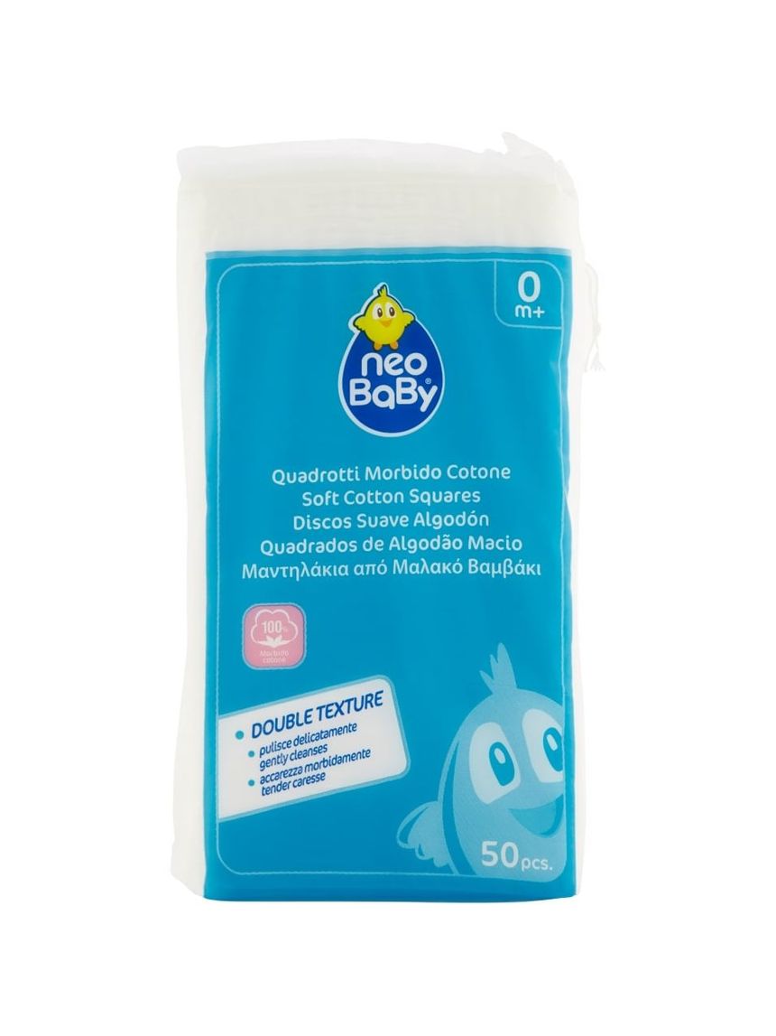 Maxi faldine bebè 100% cotone - 50 pz - neo baby