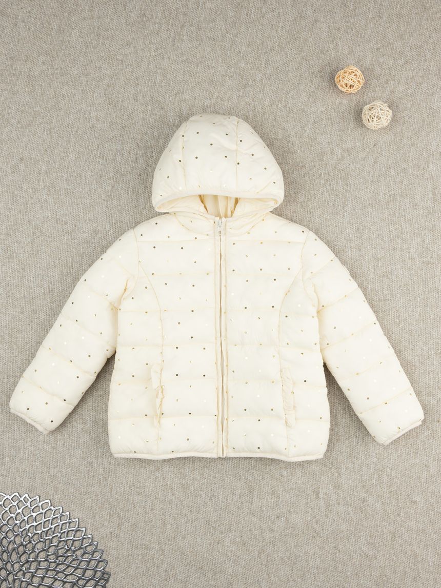 Giacca bimba panna