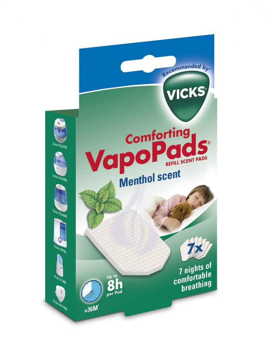 Vapo pads mentolo 7 pz - vicks