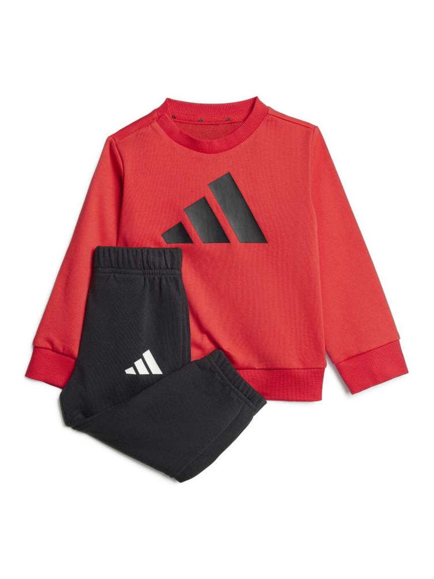 Jogger adidas bambino rosso/nero