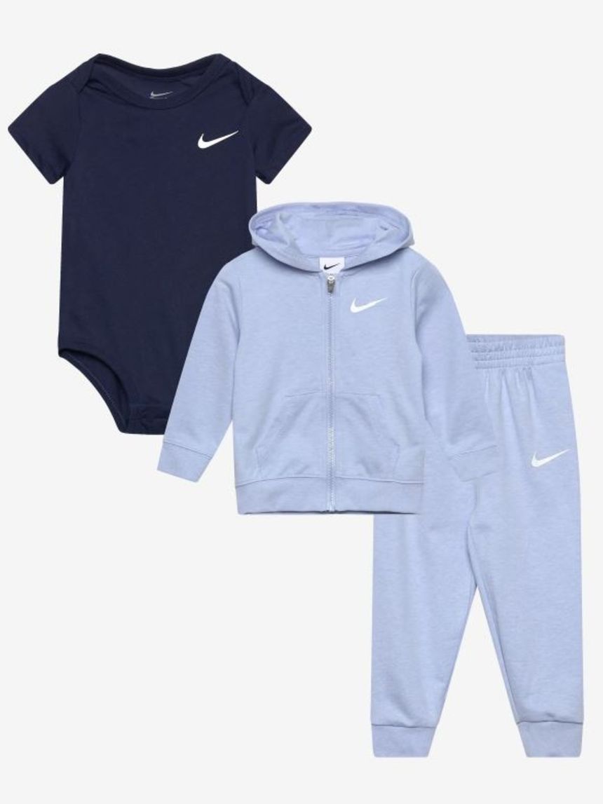 Set 3 pezzi nike bimbo blu