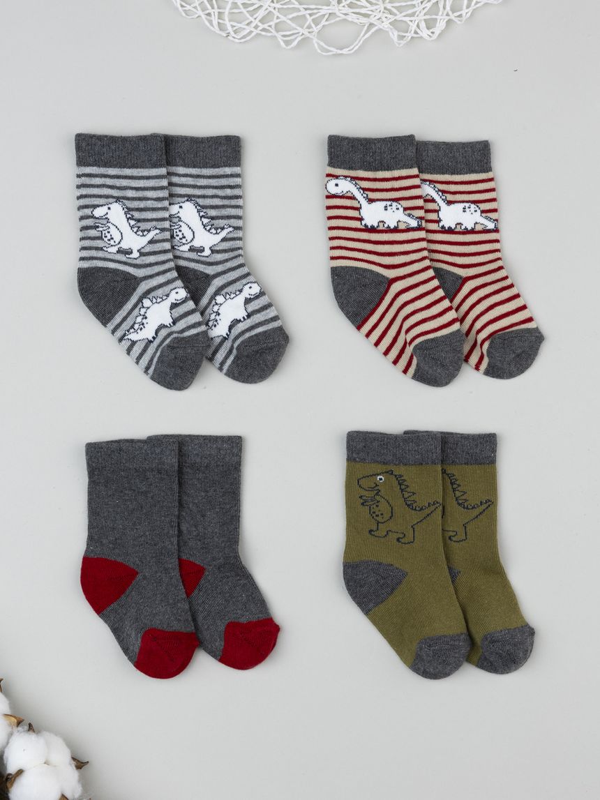 Pack 4 caze bimbo dinosauri