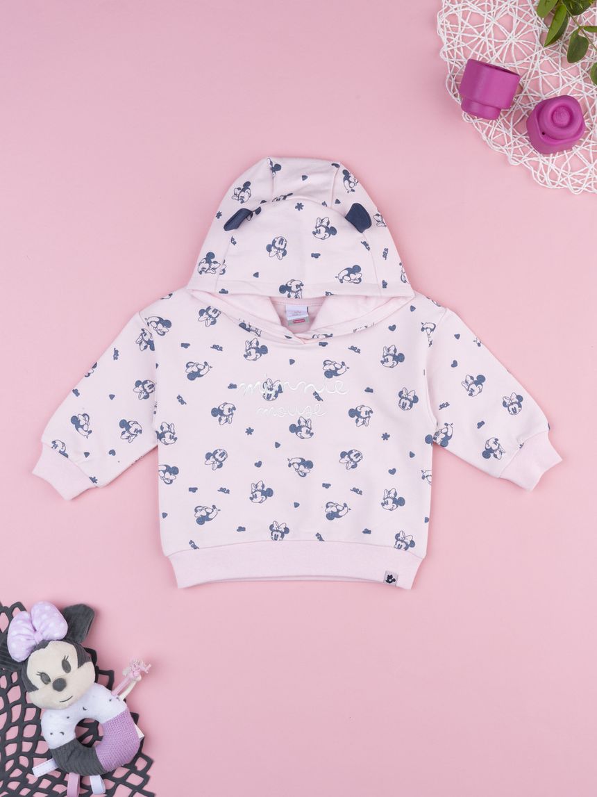Felpa rosa bimba disney minnie