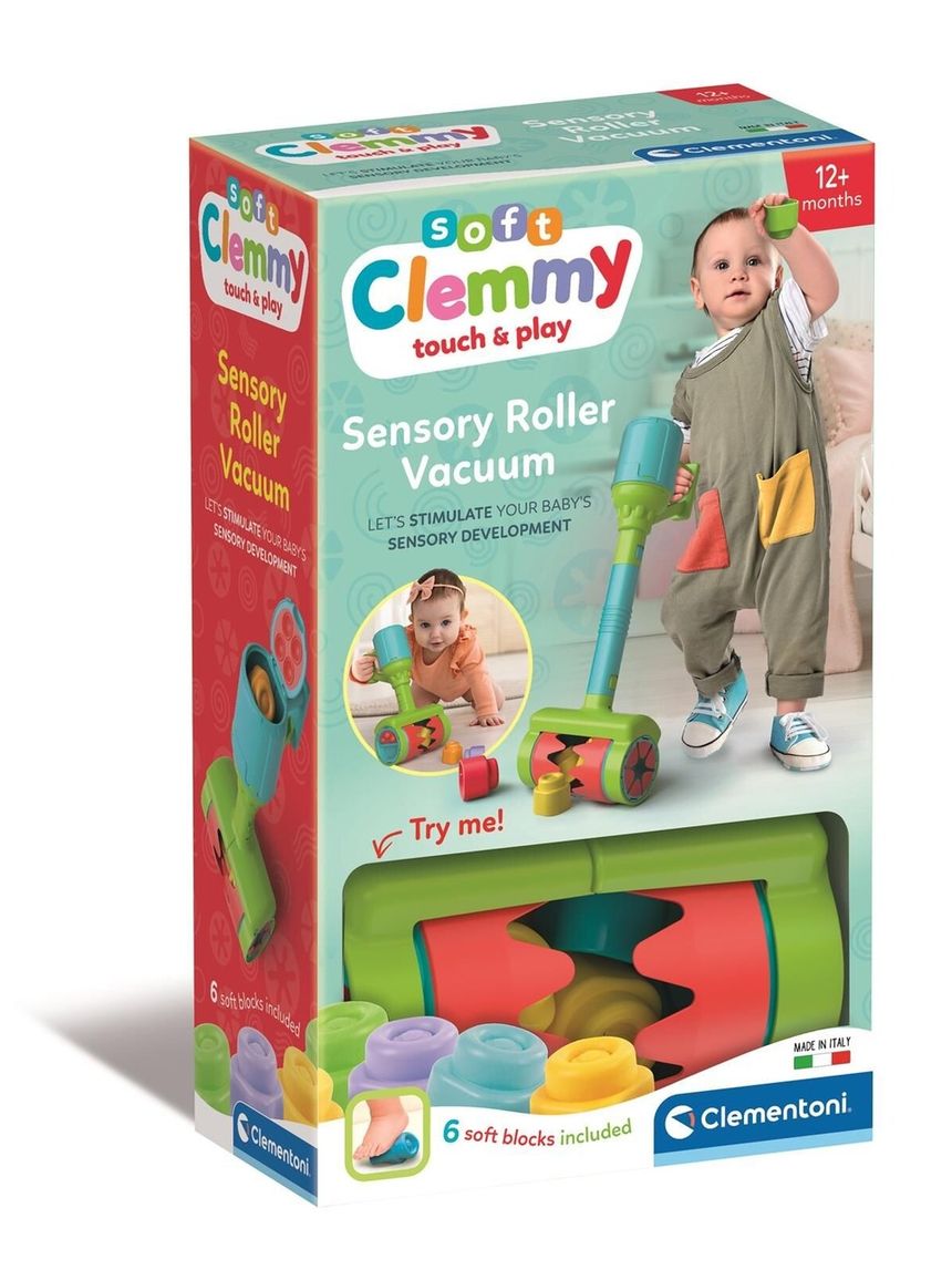 Rullo aspirapolvere sensoriale - 12m+ - clementoni