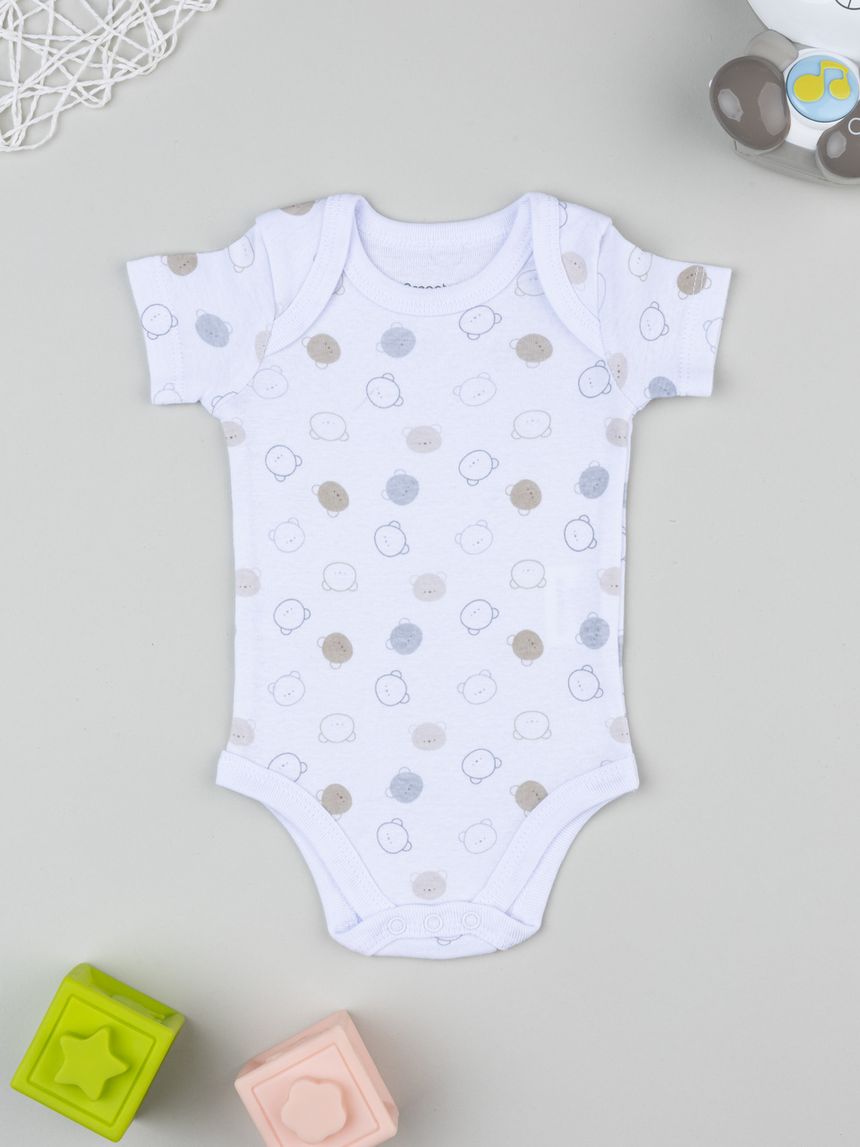 Body costina neonato orsetti allover