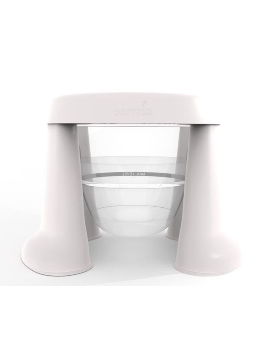 Vaschetta pieghevole salvaspazio bianca - softtub - tub of the word