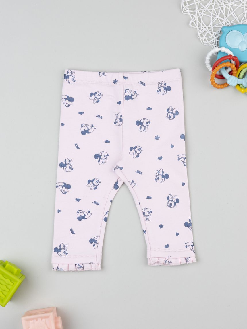 Leggings rosa minnie allover