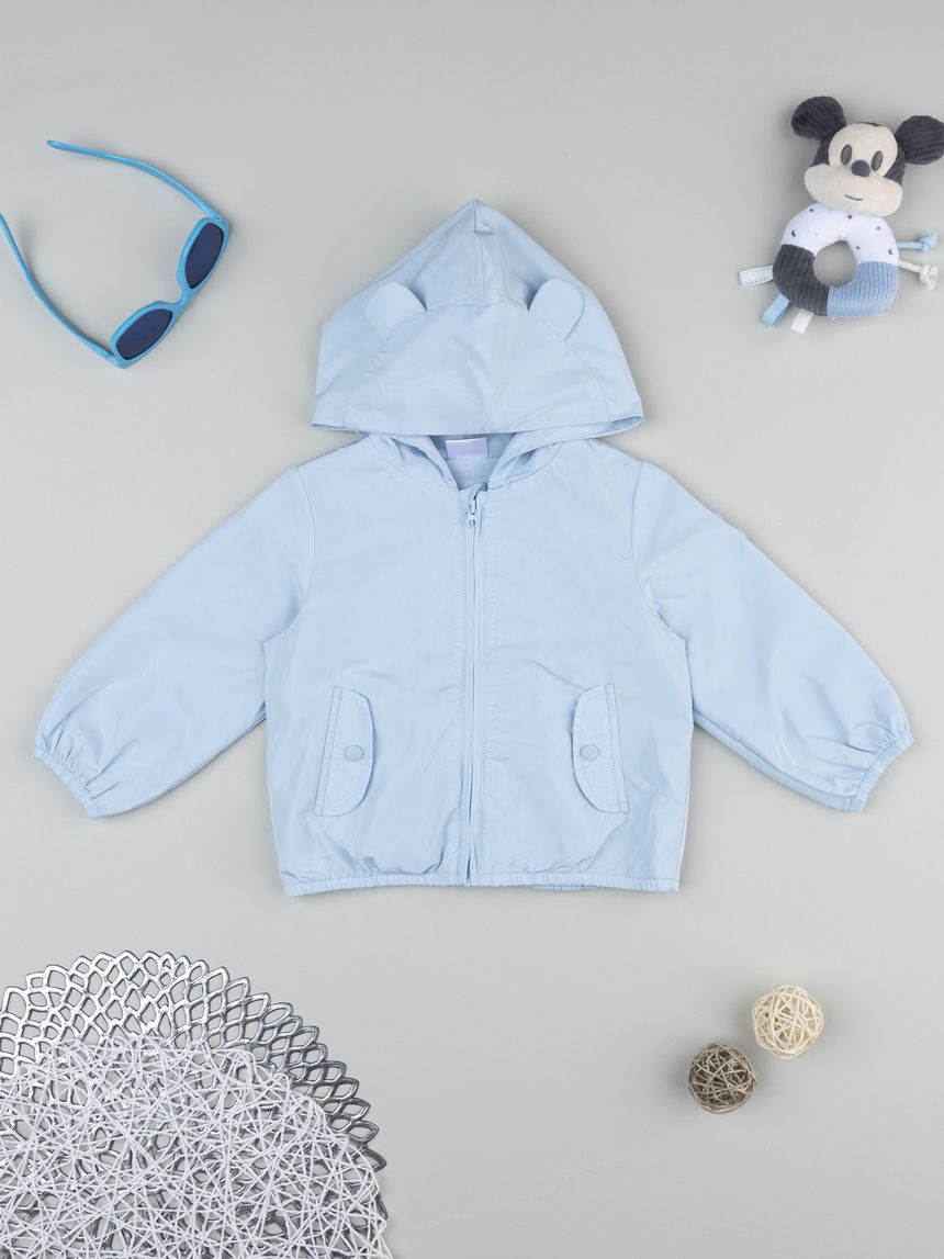 Giacca orsetto bimbo azzurra