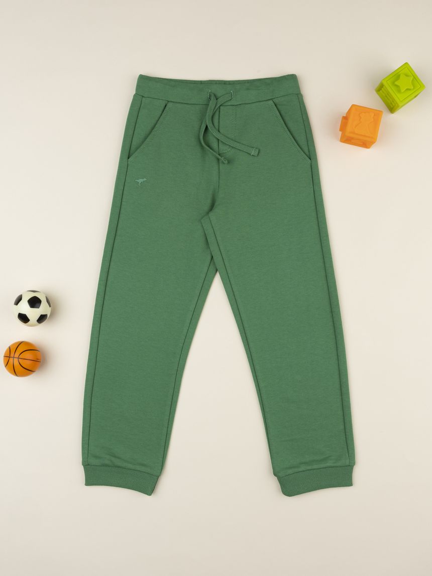 Pantalone bambino verde