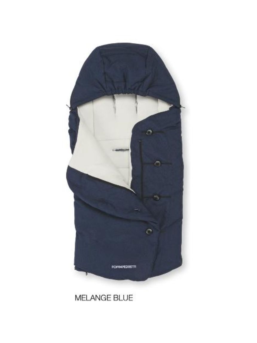 Sacco invernale termico per passeggino trendy melange blue -  foppapedretti