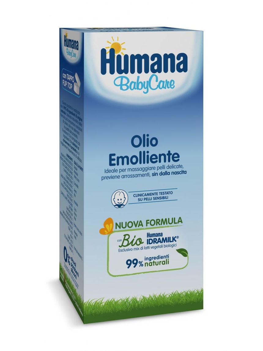 Olio emolliente 250 ml- humana