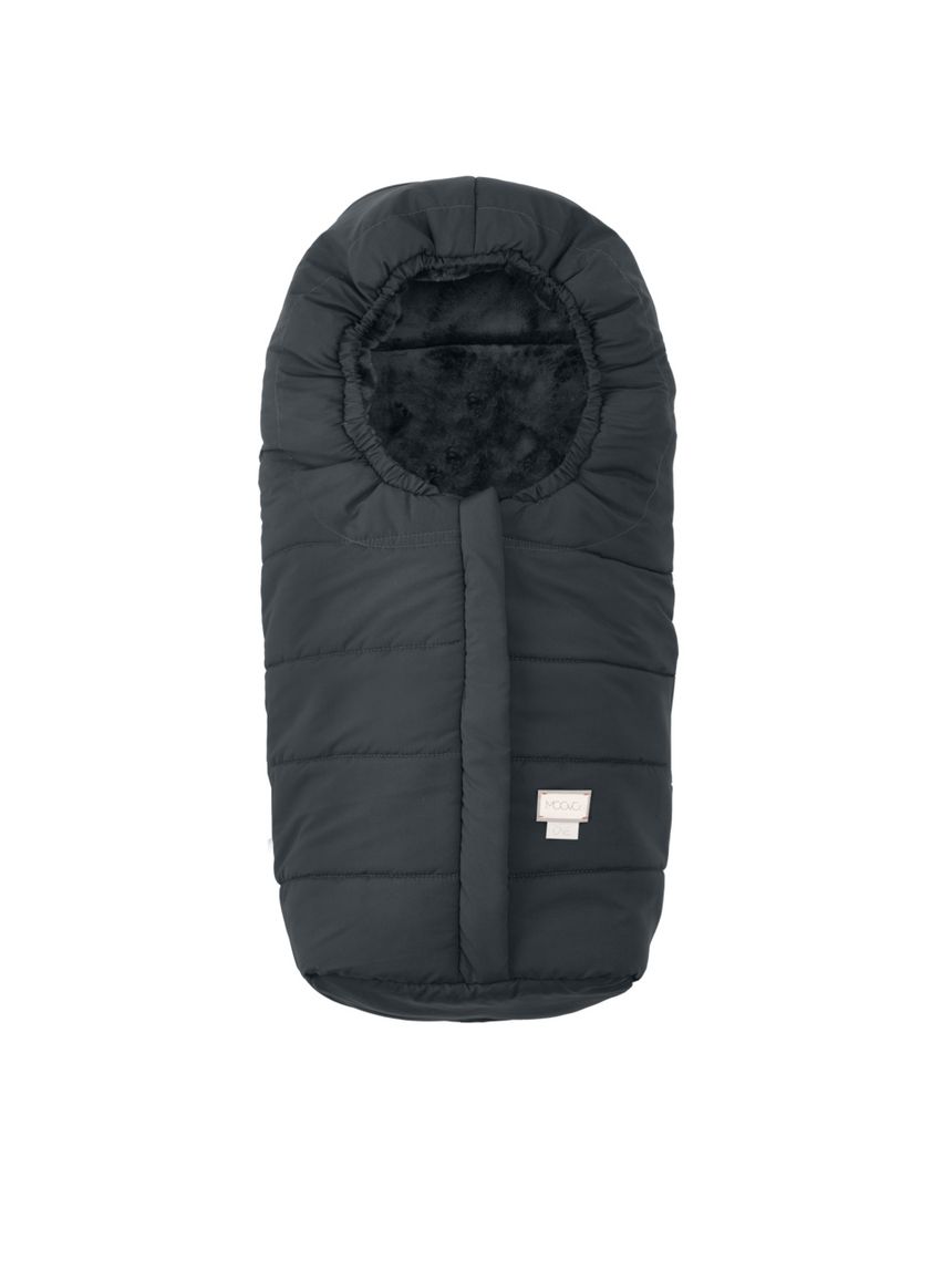 Sacco universale moovo per seggiolini auto ovetto one+ gruppo 0+ grigio scuro - nuvita