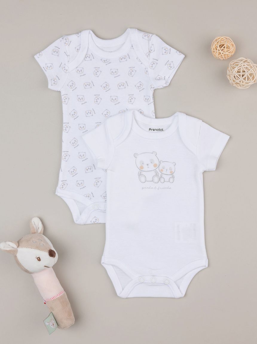 Pack x2 body unisex manica corta