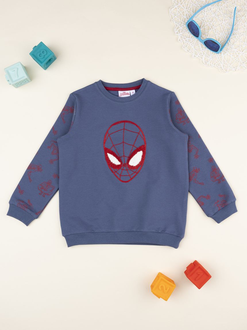 Felpa bimbo blu spiderman