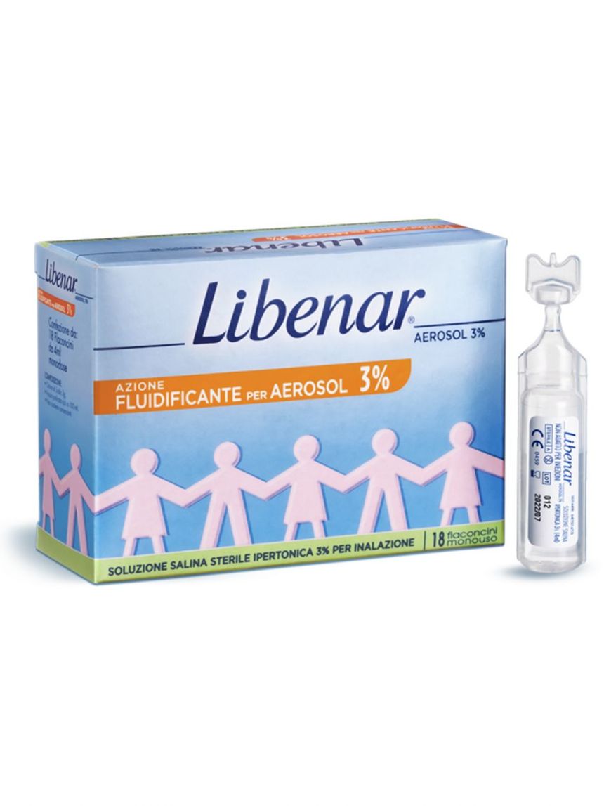 Fiale aerosol ipertoniche 3% 18pezzi 4 ml - libenar