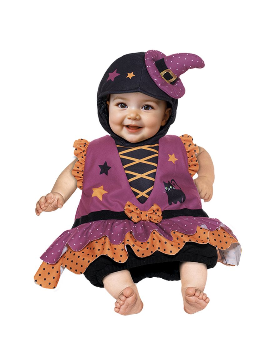 Costume 6-12 mesi - streghetta baby - carnaval queen
